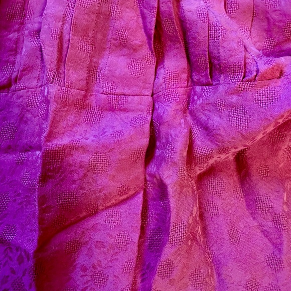 Carole Little St. Tropez  Pink Silk Shirt - Picture 5 of 8